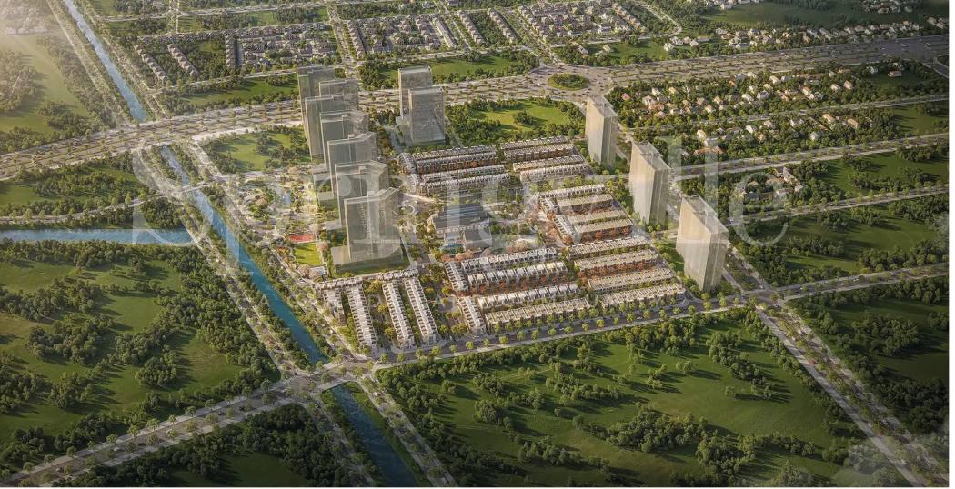Phối cảnh tổng thể dự án Spring ville nhơn trạch